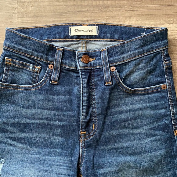 Madewell 9" High-Rise Skinny Jeans: Destructed Edition size 25 - Picture 3 of 16